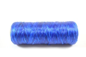 Hilo plano de poliéster encerado con tendón artificial azul Kulay, sinuín bobina, 20 yardas - Imagen 1 de 4