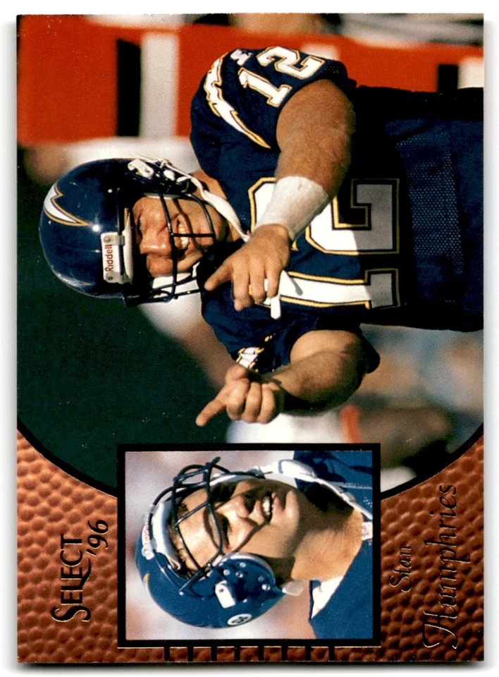 1996 Select Stan Humphries San Diego Chargers #114 - Image 1 of 2