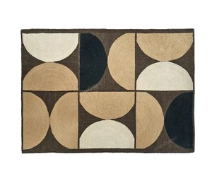 Tappeto moderno iuta iuta naturale intrecciato decorazione boho tappeto cucina grande 9x12 piedi - Foto 1 di 7