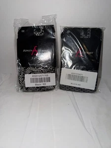 ASHLEY STEWART 2 paia di collant con piedini taglie forti: EE - Foto 1 di 4