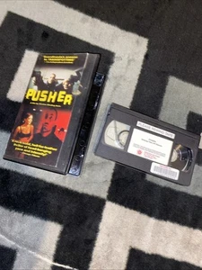 VHS PUSHER 1998. Ultra HTF RENTAL cut Box. Tested And Plays. First Run Features - Bild 1 von 9