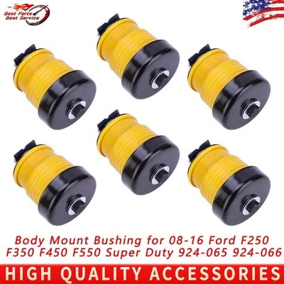For 08-16 Ford F250 F350 F450 F550 Super Duty Body Mount Bushing 924-065 924-066 - Image 1 of 4