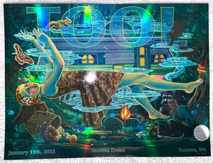 Tool Band Concert Poster Tacoma Dome Tour January 11 2022 /780 Lori Nelson - Picture 1 of 6