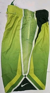 Boys Nike Swim Trunks Size Medium 22x10.5 Lime Green Multicolor Free Shipping! - Picture 1 of 13