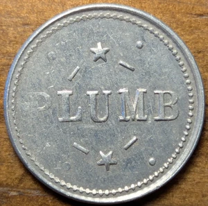Aberdeen, Washington WA Plumb Maverick gut für 5 ¢ Handelsmedaille - Bild 1 von 4