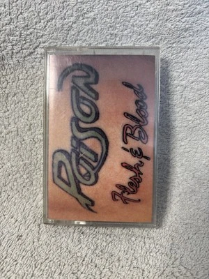Poison - Flesh & Blood Cassette - Capital TCEST2126 VGC - Image 1 of 4