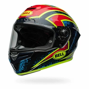 Bell Racestar DLX Flex Xenon Blue Retina Helmet size Medium - Picture 1 of 9