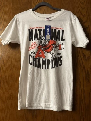 Charlie Hustle XS Arkansas Basketball 1994 Champs Tee NWT - Image 1 of 4