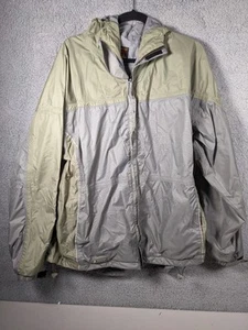 Stearns Dry Wear Long Sleeve Gray & Yellow Windbreaker Rain Coat Jacket Men's XL - Picture 1 of 5