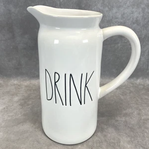 Rae Dunn Artisan Collection "Drink" 48 Unzen Keramik großer Krug Bauernhaus Land - Bild 1 von 6