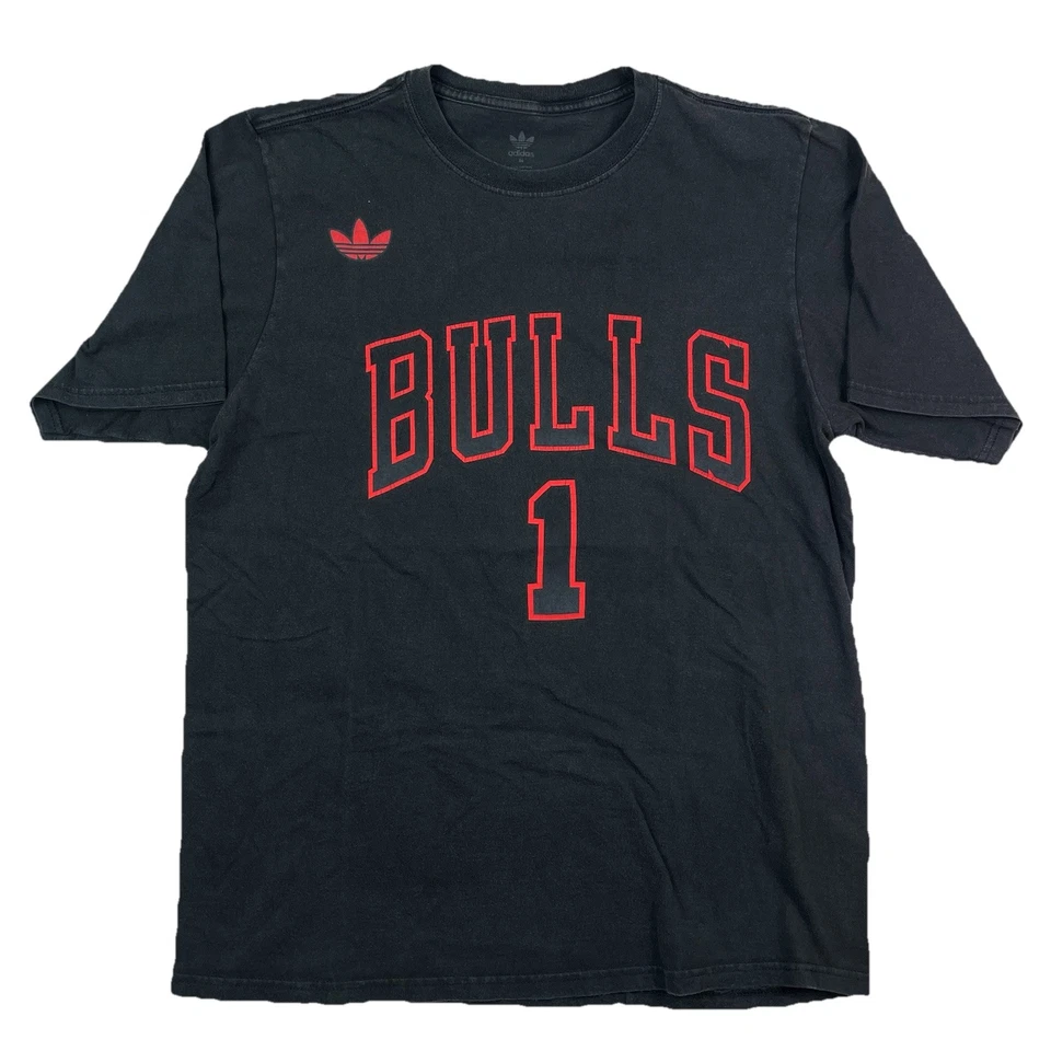 Camiseta Adidas Derrick Rose #1 Chicago Bulls NBA Gráfica Negra Para Hombre Talla M Foto 1 de 4
