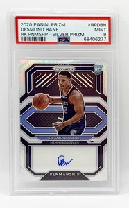 PSA 9 2020-21 Panini Prizm Silver Desmond Bane RC Auto Memphis Grizzlies - Bild 1 von 2