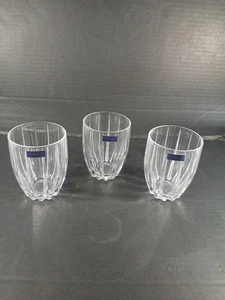 Set Of 3  MARQUIS Waterford Omega Double Old Fashioned  Crystal Glasses. EUC - Picture 1 of 7