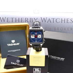 Tag Heuer Monaco Steve McQueen Uhr Neuwertig Full Set 1 Jahr Garantie - Bild 1 von 22
