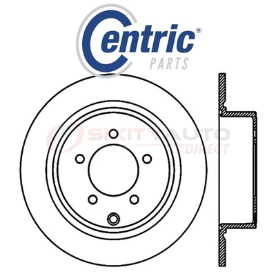 Centric C-TEK Disc Brake Rotor for 2008-2014 Dodge Avenger 2.4L 3.5L 3.6L L4 yt Foto 1 de 4
