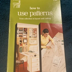 Vintage 1974 Singer Sewing How to Use Patterns Paperback C-758 - Picture 1 of 4