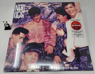 New Kids On The Block NKOTB - Step By Step Limited Edition White Color Vinyl LP - Image 1 of 4