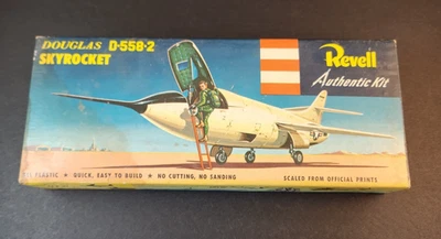 De colección Douglas D-558-2 Skyrocket Revell Modelo Kit Avión Original Caja Vacía Solo Foto 1 de 4
