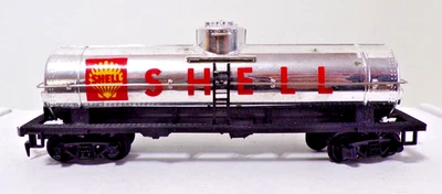 Tyco HO Gauge CHROME SINGLE DOME/LID SHELL TANKER  - 20b5 - Image 1 of 4