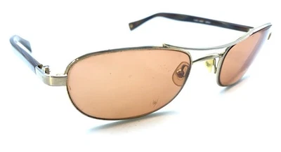 Gafas de sol Coach S303 GDB marrón dorado ovaladas marcos 55-21 130 diseñador japonés unisex Foto 1 de 4