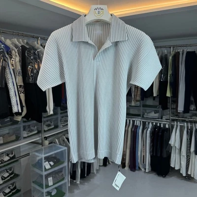 ISSEY MIYAKE Homme Plissé складки воротник футболка IM-44 149366643 - Изображение 1 из 4