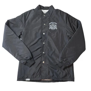 Dixxon Born In Califas Quilted Jacket Men's black quilted lined WIndbreaker - Picture 1 of 10