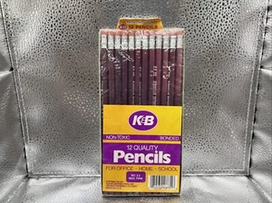 Authentische New Orleans KB K&B Drogen - ungeöffnete 12er-Packung #2 Bleistifte - neuwertig - Bild 1 von 2