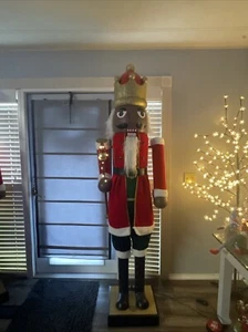 Holiday Living 7-Ft Bluetooth Nutcracker Animatronic - Picture 1 of 11