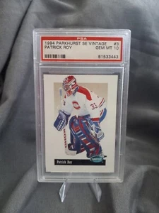 Patrick Roy 1994 Parkhurst SE Vintage #3 Gem MT 10 - Bild 1 von 2