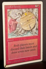 Unlimited Wheel of Fortune - Played -  Magic the Gathering