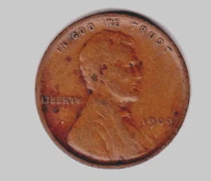 1909 Lincoln Cent in guter Erhaltung ~ ERSTAUSGABEJAHR stk L 2001 - Bild 1 von 5