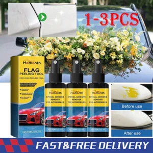 1-3PCS 60ml Sticker Remover Sticky Remover Glue Removal Car Spray Hot Cleaner - Picture 1 of 17