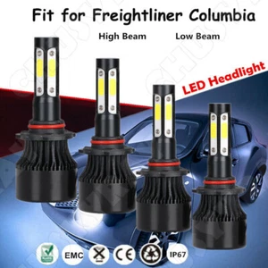 LED Pro Conversion Bulb Kit for Freightliner Columbia Headlights Lamp Lo+Hi 4PCS - Picture 1 of 10