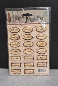 K & Company LIFE'S JOURNEY  Stickers 3D GRAND ADHESIONS  Lot Of 5 Packs - Picture 1 of 2