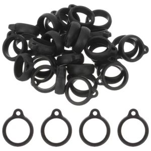 50 Pcs Silicone Rope Anti-lost Lanyard Anti-loss Ring Man Phone Lanyards - Photo 1 sur 12
