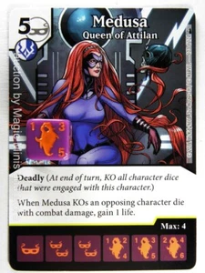 Deadpool ~ MEDUSA Queen of Attilan #103 rare Dice Masters card & die - Picture 1 of 1