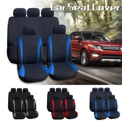 Cubierta de asiento de coche TIROL accesorios interiores de coche estilo universal cubierta de coche azul Foto 1 de 2