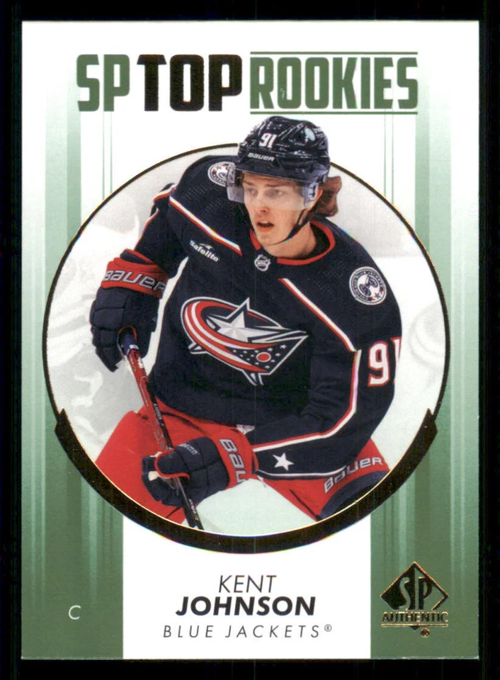 2022-23 SP Authentic Top Rookies Green #TR6 Kent Johnson - Image 1 of 2