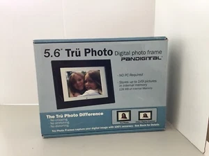 NIB-opened-5.6 Tru Photo digital photo frame Pandigital with remote,AC adapter - Picture 1 of 5