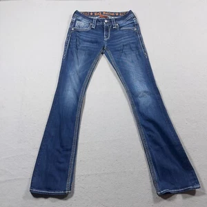 Rock Revival Jeans Damen 26 Sundee Bootcut Stretch Medium Wash bestickt - Bild 1 von 16