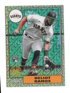 Actualización Topps 2022 HELIOT RAMOS paquete plateado 1987 cromo Mogo -SF GIANTS- - Imagen 1 de 1