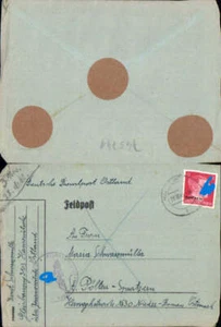 Feldpost WK 2 Hansewitsche Hancewicze Brest Weissrussland Spratzern m. Inhalt 74 - Picture 1 of 1
