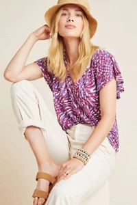 NEU Anthropologie T.la Wayfaring Zebra T-Shirt Damengröße Small - Bild 1 von 3