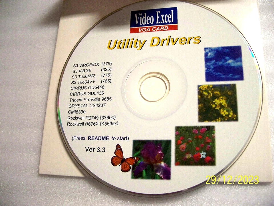 -Grafik/Sound/Modem-Dienstprogramme-CD Install.-Treiber-6 Hersteller-1996- neu! - Bild 1 von 2