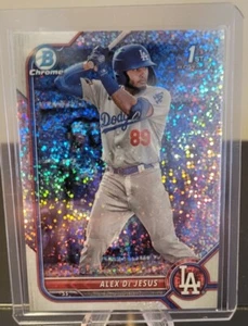 2022 Bowman Chrome Alex De Jesus 1st Prospect Speckle Refractor /299 - Dodgers - Bild 1 von 2