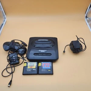 Sega Genesis Model 2 Console  Bundle 1 controller,ready rash 2,f22 interceptor - Picture 1 of 6