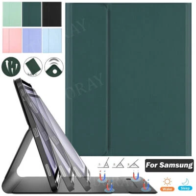 For Samsung Galaxy Tab S9 FE 10.9" S8 S7 A9+ 11" Flip Leather Smart Case Cover - Image 1 of 4