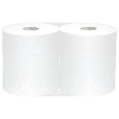 EIGENMARKE 6 Rollen Maxi Jumbo Toilettenpapier 2 lagig WC-Papier Klopapier 360 m 1600 Blatt