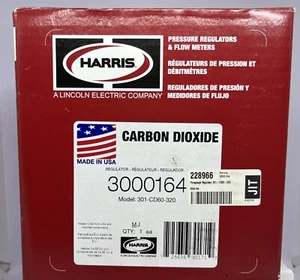 Regulador de dióxido de carbono de alta resistencia Harris de dos etapas, modelo 301-CD60-32, 3000164 - Imagen 1 de 16
