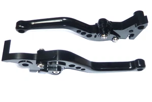 Royal Enfield Continental GT 535 2014-2020 MANIJAS CORTAS NEGRAS DE FRENO Y EMBRAGUE - Imagen 1 de 8